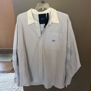 Adidas button up shirt